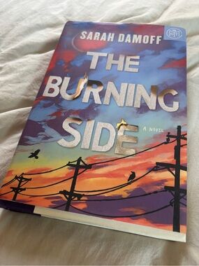 'The Burning Side' by Sarah Damoff. Like new.